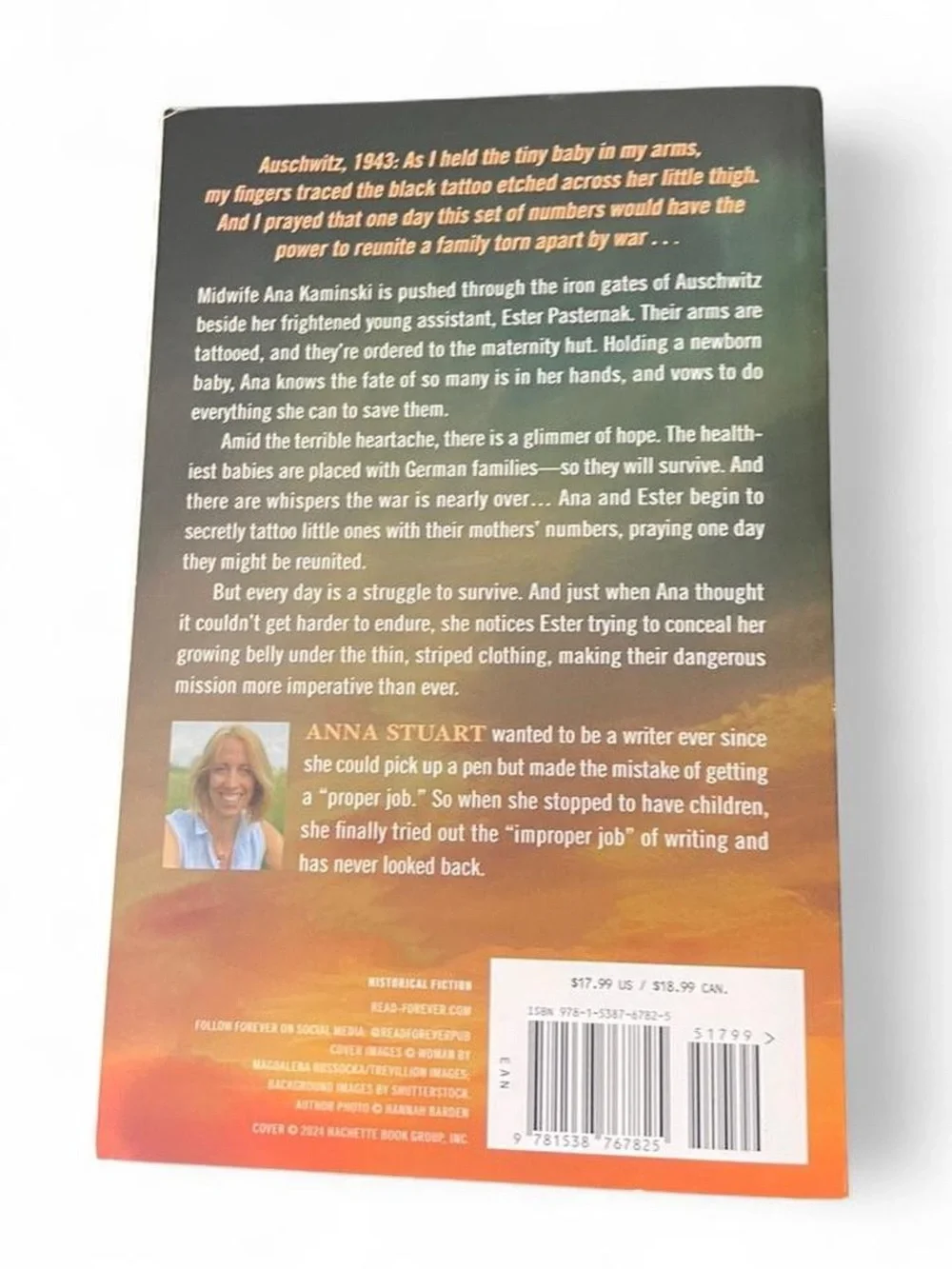 The Midwife of Auschwitz by Anna Stuart - Paperback historical fiction world war